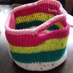 Hand crocheted market bag